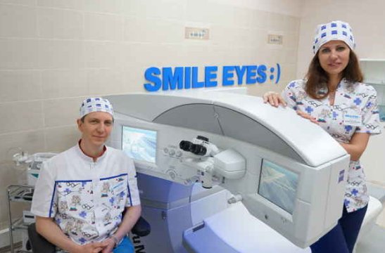 Лучшая клиника лазерной коррекции зрения ReLEx SMILE (Смайл) в Москве